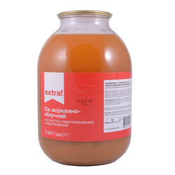 Сок Extra! Морковно-яблочный с мякотью 3л (4824034010882)