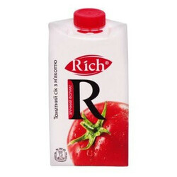 Rich. Сок томатный с мякотью и солью 0,5л (4820039353429)