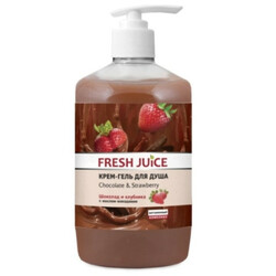 Fresh Juice. Крем-гель для душу Chocolate&Strawber 750мл(4823015936142)