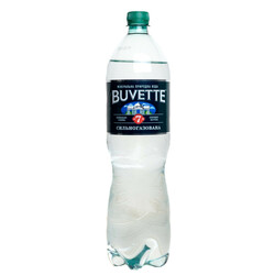 Buvette №7. Вода минеральная лечебно-столовая сильногазированная 1,5л (4820115400436)