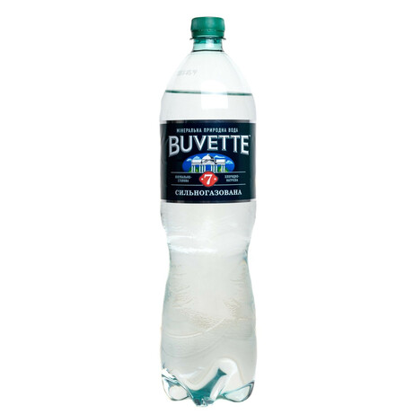Buvette №7. Вода мінеральна лікувально-столова сильногазированная 1,5л(4820115400436)
