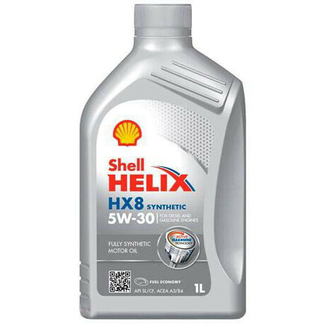 Shell. Моторное масло Helix НХ8 5W-30 1л (5011987248991)