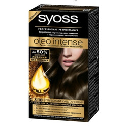 Syoss. Краска для волос Oleo Intense 3-10 Глубокий каштановыйй  (4015000978163)