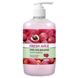 Fresh Juice. Крем-гель для душа Litchi&Raspberry 750мл (4823015936166)