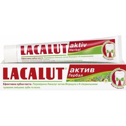 Lacalut. Паста зубная Aktiv Herbal 75мл (4016369692165)
