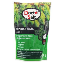 Dr Salt. Соль для ванн Dr Salt с экстрактами трав "Профилактика" 530 гр (4820091145352)