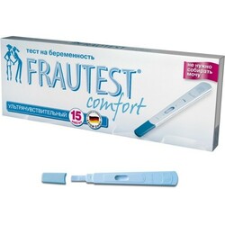 Frautest. Тест-касета з ковпачком для визначення вагітності Frautest Comfort(4260476160028)