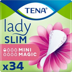 Tena.Прокладення урологічні Tena Lady Slim Mini Magic 34 шт(7322540894714)
