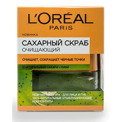 L`Oreal. Скраб  для глубокого очищения кожи сахарн 50мл (3600523541959)