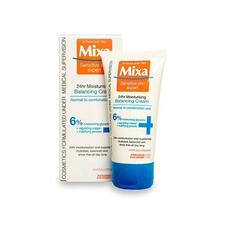 Mixa. Крем для особи зволожує для усіх типів шкіри 50 мл(3600550304459)