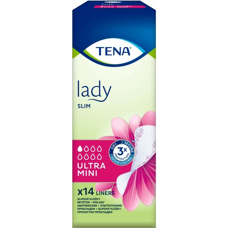 Урологические прокладки TENA Lady Ultra Mini, 14 шт. (7322541115832)