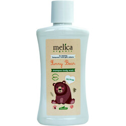 Melica Organic. Детский шампунь и гель для душа от медвежонка 300 мл (003310)