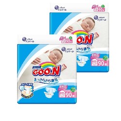 Goo.N. Підгузники GOO.N для новонароджених до 5 кг(розмір SS, на липучках) mega pack, 180шт (490201