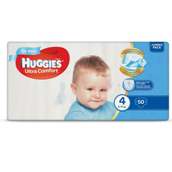 Huggies. Подгузники Huggies Ultra Comfort для мальчиков 4 (8-14 кг) Jumbo Pack, 50 шт. (565385)