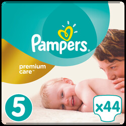 .Pampers. Подгузники Pampers Premium Care Размер 5 (Junior) 11-16 кг, 44 шт  (278870)