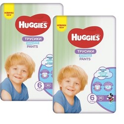 Huggies. Трусики-підгузники Huggies Pants 6(15-25 кг) для хлопчиків 2х30 шт(564302/2)