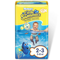 Huggies. Подгузники для плавания Huggies Little Swimmers 2-3(3-8 кг) 12 шт. (537795)