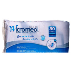 Wicromed. Подгузники для взрослых  Wicromed Textile Small (талия 50-85 см) 30 шт. (822901)