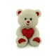 Lava. М'яка іграшка Ведмідь білий з серцем(LF1060)