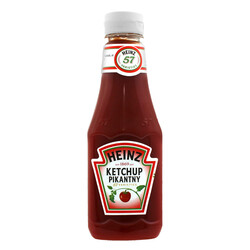 Heinz. Кетчуп  томатный острый п/п 342г (5900783000462)