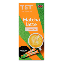 TET. Чай зеленый TET Matcha Latte turmeric 10*10г (5060207698559)