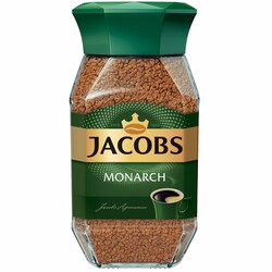 Jacobs. Кофе растворимый  Monarch натурал сублим с/б 95г. (4820206290885)