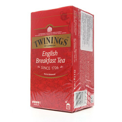 Twinings. Чай черный English Breakfast 25*2г (0070177010775)