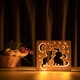 ArtEco Light. Светильник ночник "Кот и собачка" с пультом и регулировкой света (1020357)