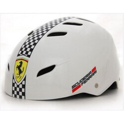 Ferrari. Шлем регулируемый для роликов, скейтов FAH50 белый, S (FAH50)