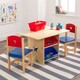 KidKraft. Дитячий стіл з ящиками і двома стільцями Star Table & Chair Set (26912)