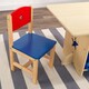 KidKraft. Дитячий стіл з ящиками і двома стільцями Star Table & Chair Set (26912)
