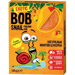 Bob Snail. Цукерки натуральні Мангові 120 г (4820219340577)