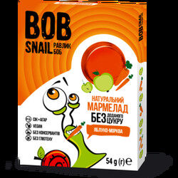 Мармелад Bob Snail натуральные мармелад Яблоко-Морковь 54г (4820219341130) 