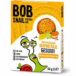 Мармелад Bob Snail натуральный мармелад Манго-Тыква-Чиа 54г (4820219341147)