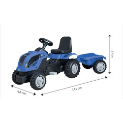 Трактор на педалях MMX MICROMAX  з причепом (01-011)