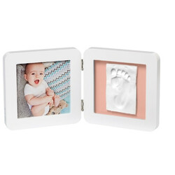 Baby Art.  Двойная рамочка Baby Art с отпечатком, белая (3601097100)