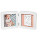Baby Art.  Двойная рамочка Baby Art с отпечатком, белая (3601097100)