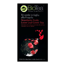 BioTea. Чай зеленый BioTea с клубникой 20*2г (3849206823238)