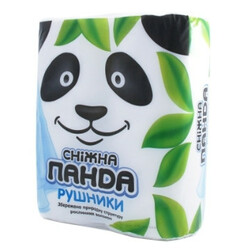Снежная панда. Полотенца бумажные  2шт/уп (4823019007978)
