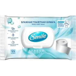 Smile. Вологий туалетний папір, 44 шт(4823071636895)