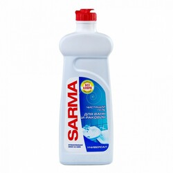 Sarma. Чистящее средство для ванн и раковин. Антибактериальный эффект, 500мл (413297)