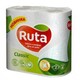 Ruta. Туалетний папір "Ruta Classic" 2-х кульова, 4 рулони(0044)
