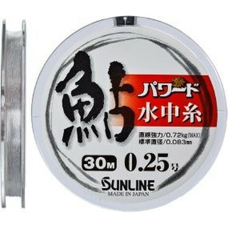 Sunline .  Волосінь Powerd Ayu 30m №0.2/0.074mm 0.57kg(1658.07.58)