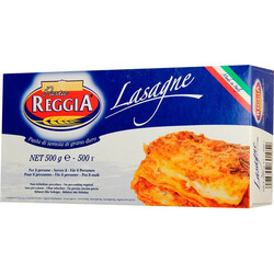 Pasta Reggia. Изделия макаронные Pasta Reggia Лазанья 500 г (8008857601052)