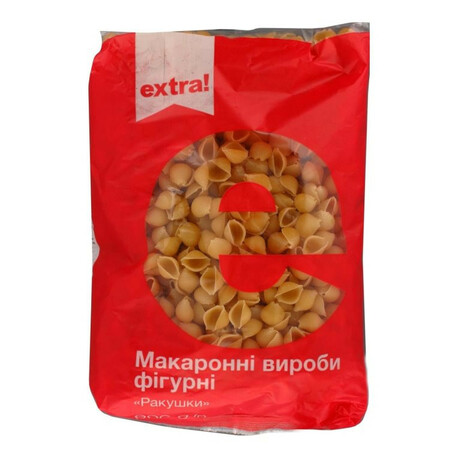 Extra! Изделия макаронные Extra! Ракушки 900г (4823096401799)