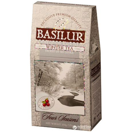 Basilur.  Чай черный Basilur Winter Tea цейлонский 100 г (4792252100398)