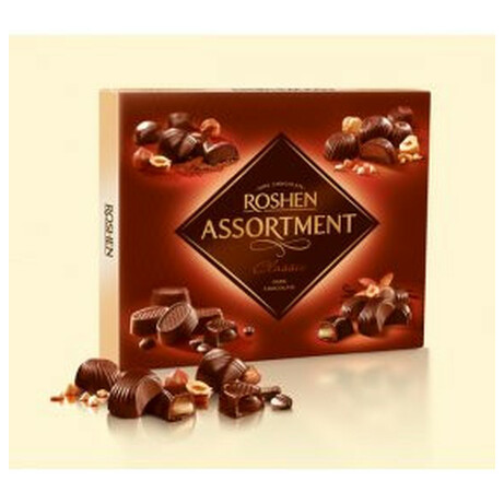 Roshen. Конфеты Assortment classic черный шоколад 154гр (4823077619151)