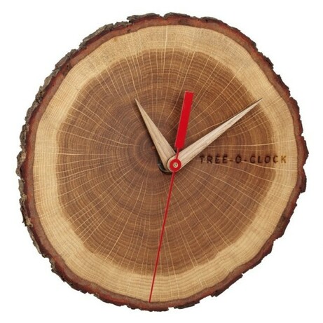 TFA. Настенные часы TREE-O-CLOCK дерево (дуб) 180x40х172 мм (60304608)