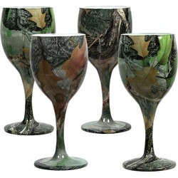 Riversedge. Набор бокалов для вина Camo Wine Glasses листья(1835.01.00)