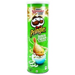 Pringles. Чипсы Pringles со вкусом сметаны и лука (5053990101597)